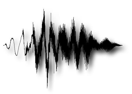 Ilustração de um sinal de áudio.